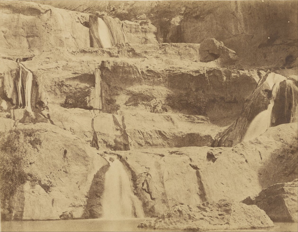 Wasserfall von El-Ourit, Tlemcen, Algerien von John Beasly Greene