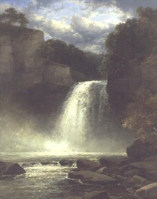 Eine Wasserfallszene von John Brandon Smith