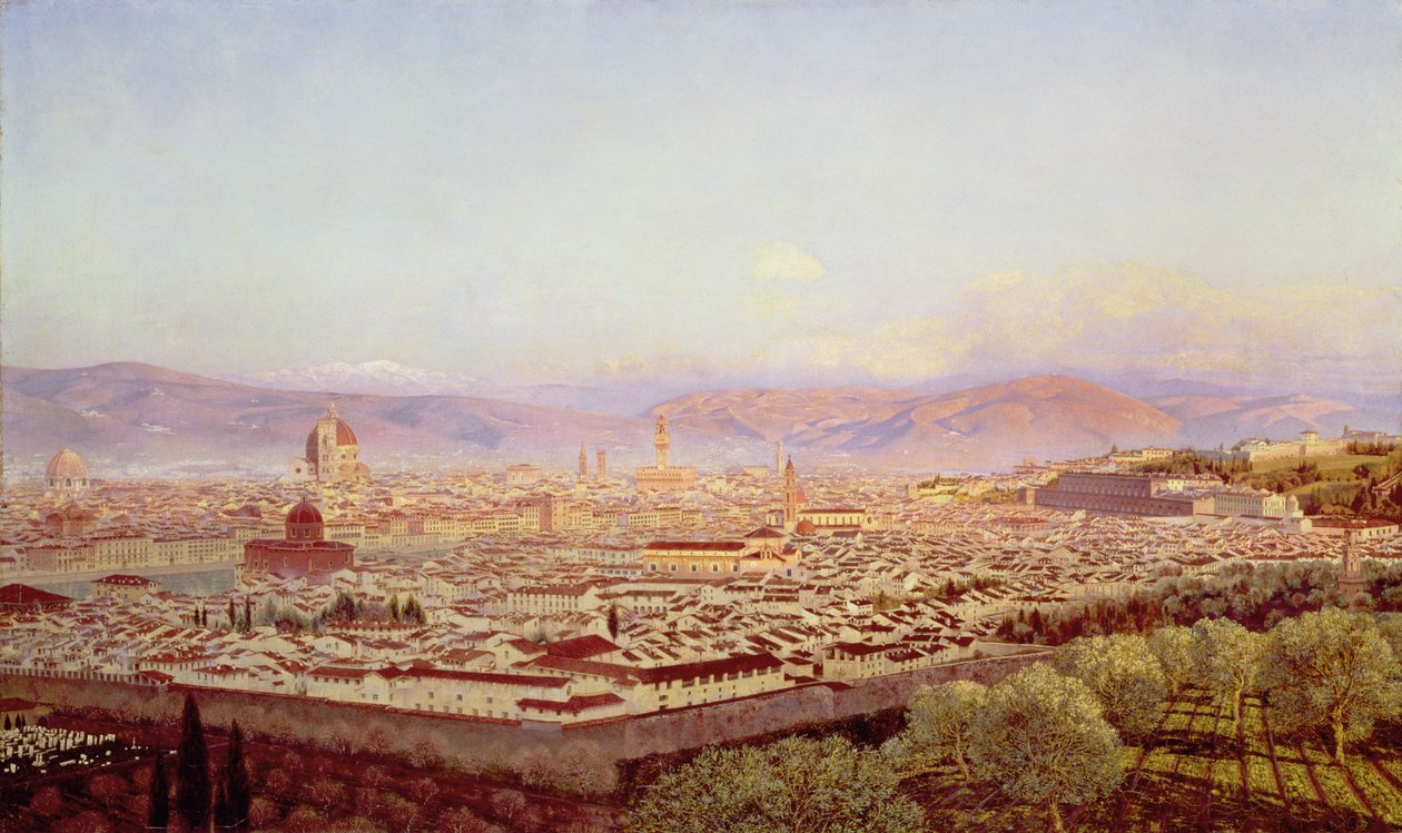 Florenz von Bellosguardo von John Brett