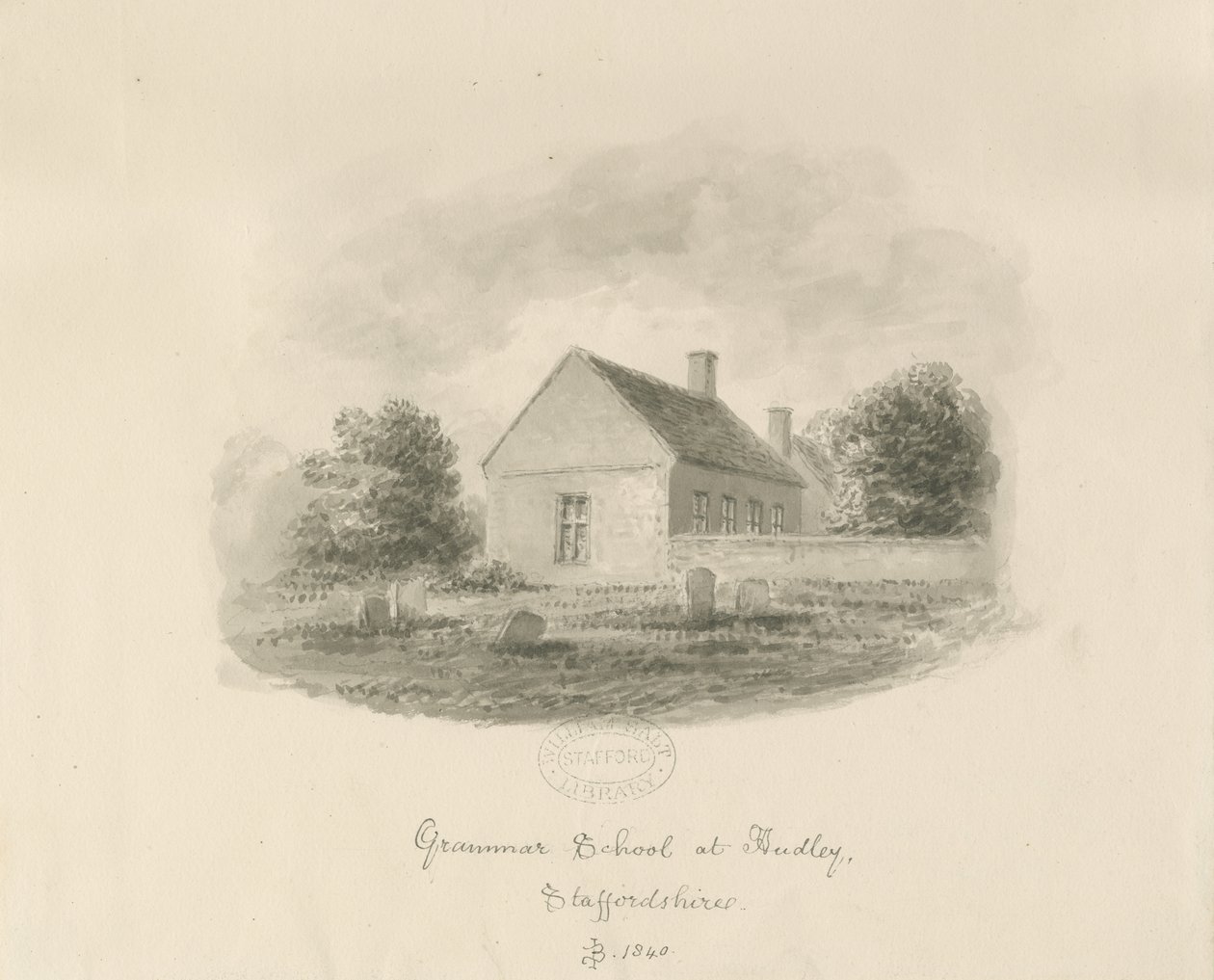 Audley Gymnasium von John Buckler