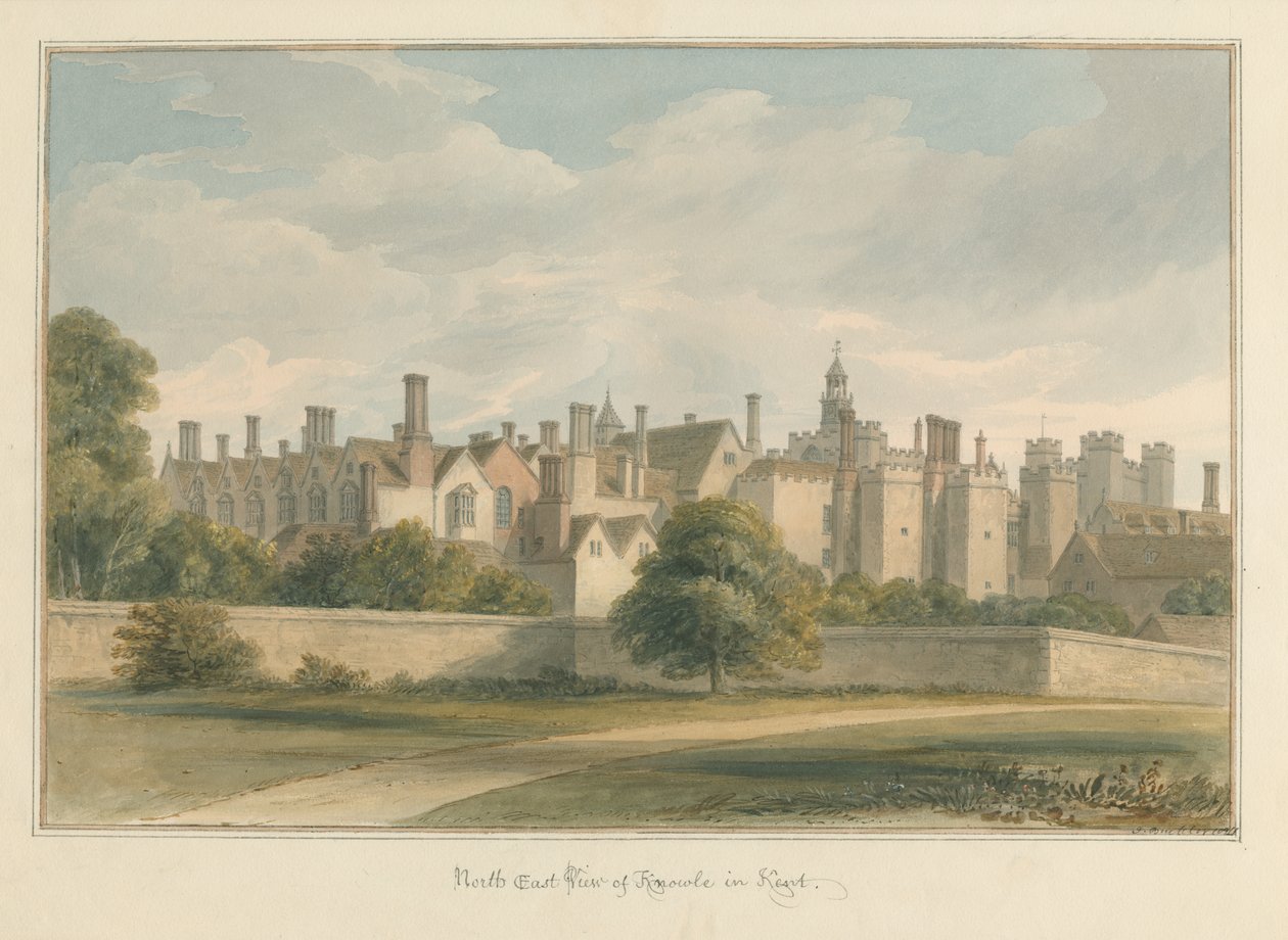 Kent - Knowle, 1811 von John Buckler