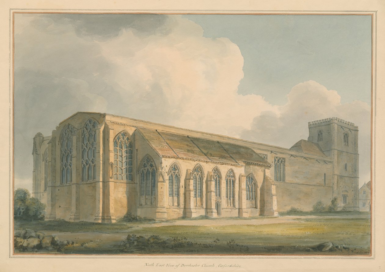 Dorchester Kirche, 1803 von John Buckler
