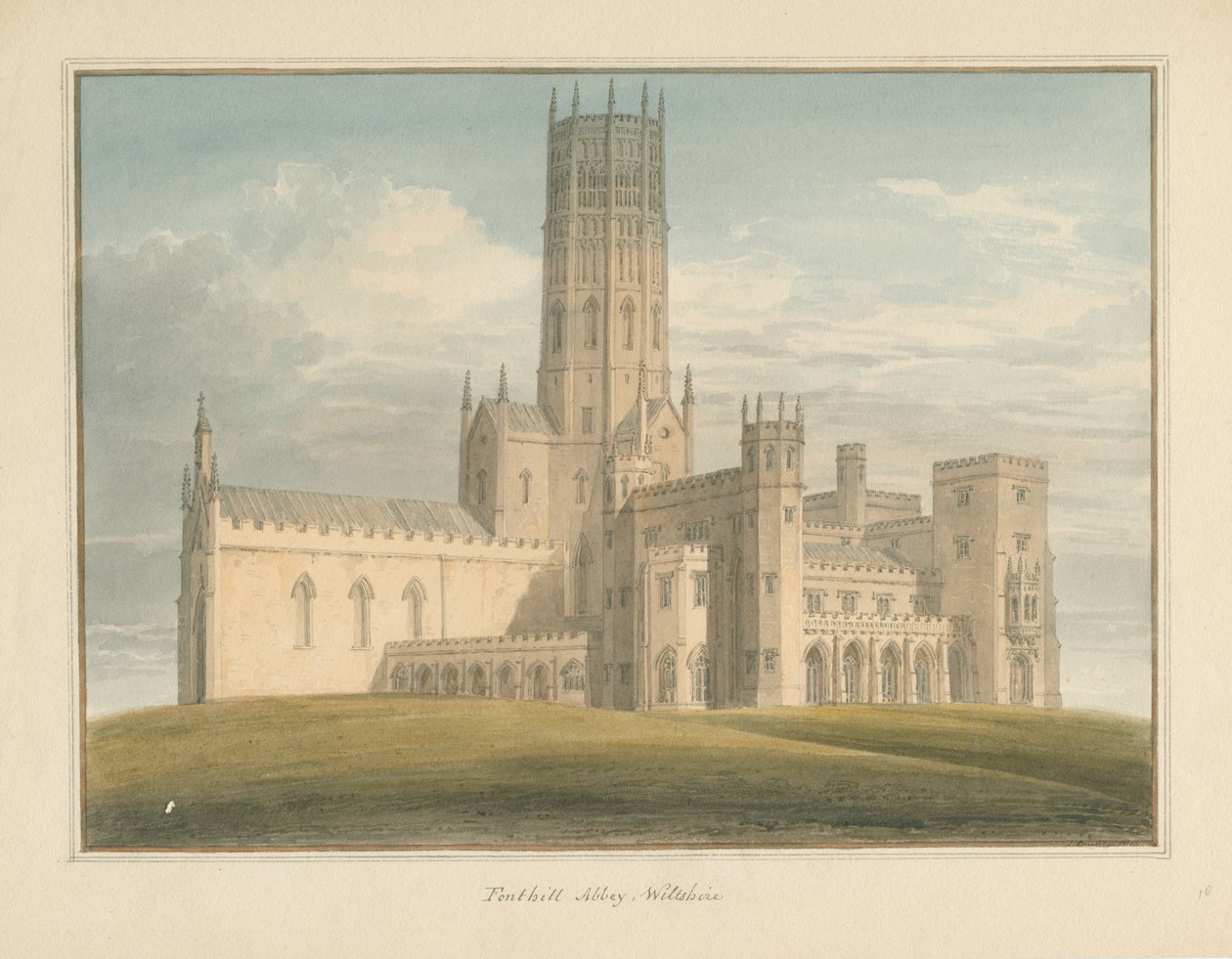 Wiltshire - Fonthill Gifford Abtei, 1816 von John Buckler