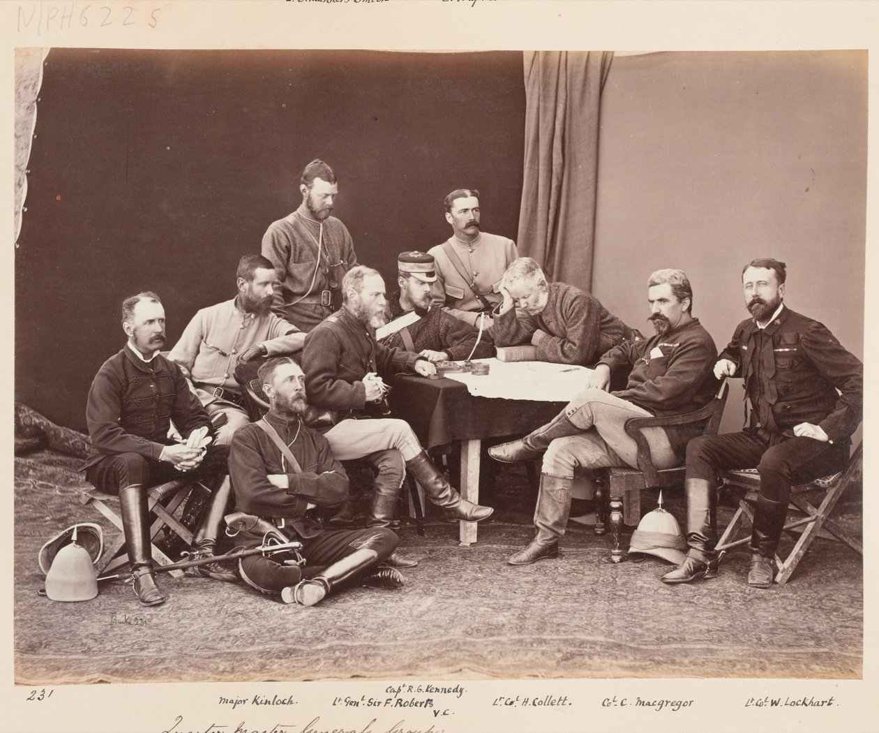 Gruppe des Generalquartiermeisters, Februar 1880 von John Burke