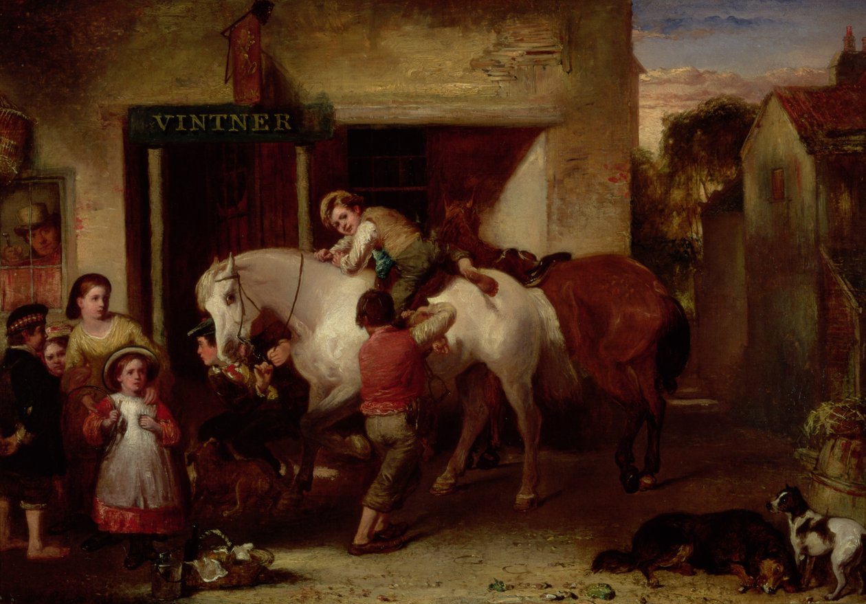 Der Weinhändler, 1886 von John Burr