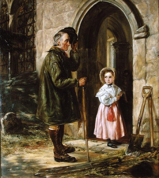Der Kontrast: Jugend und Alter von John Callcott Horsley