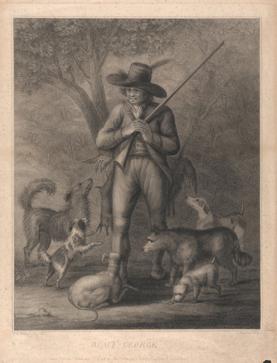 Schwarz-George von John Chapman