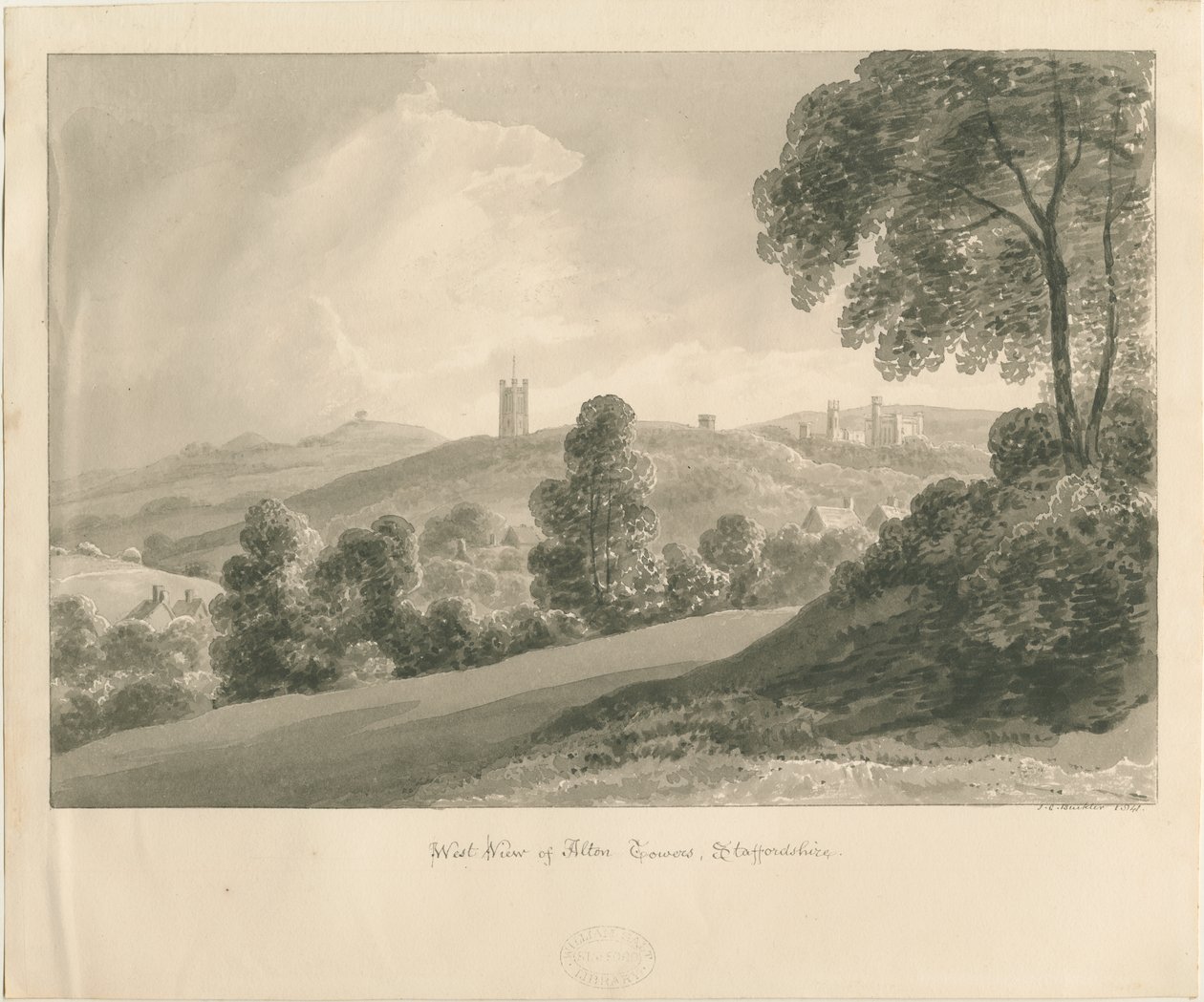 Alton "Abtei" von John Chessell Buckler
