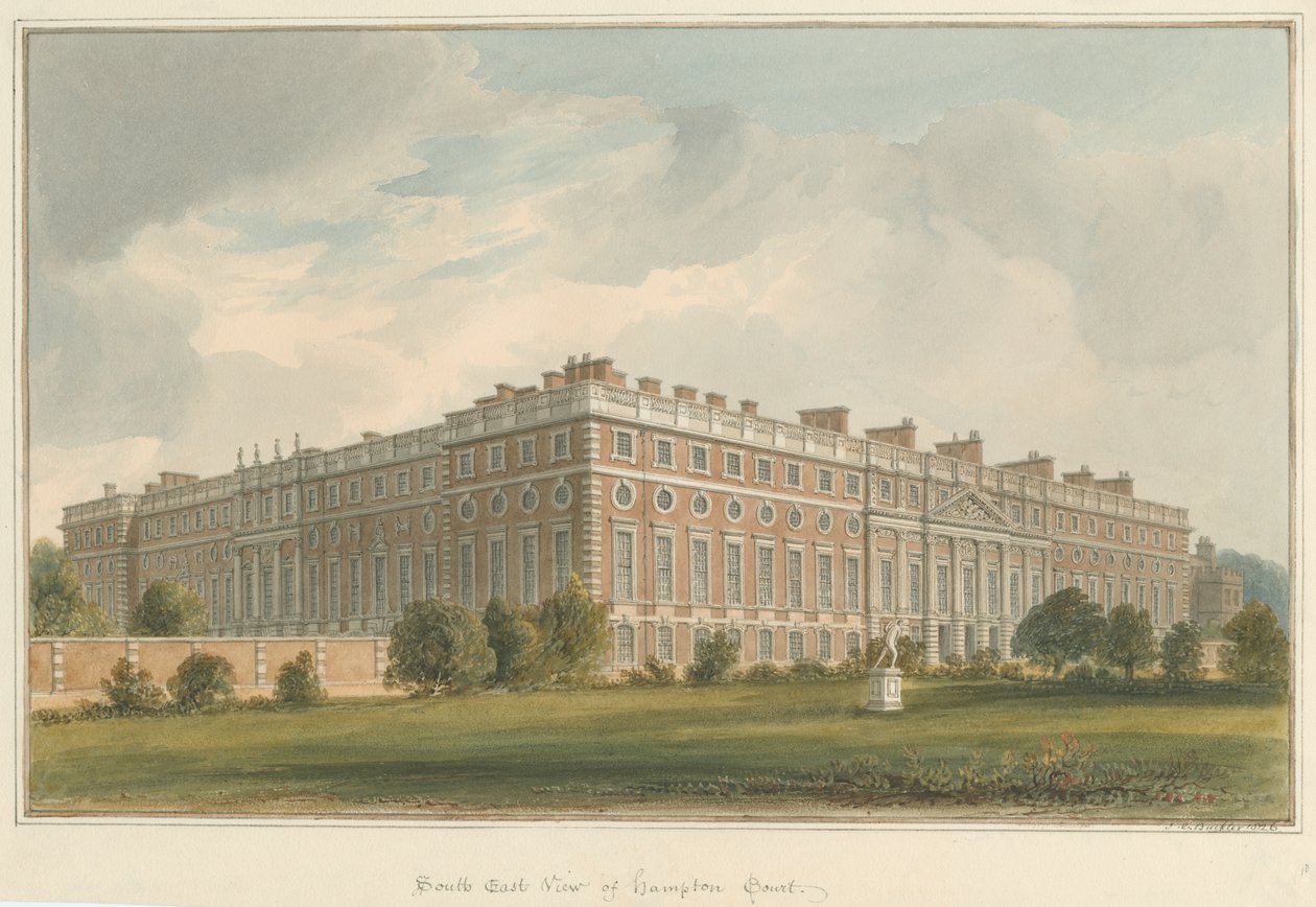 Hampton Court von John Chessell Buckler