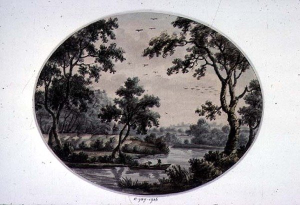 Flusslandschaft von John Collet