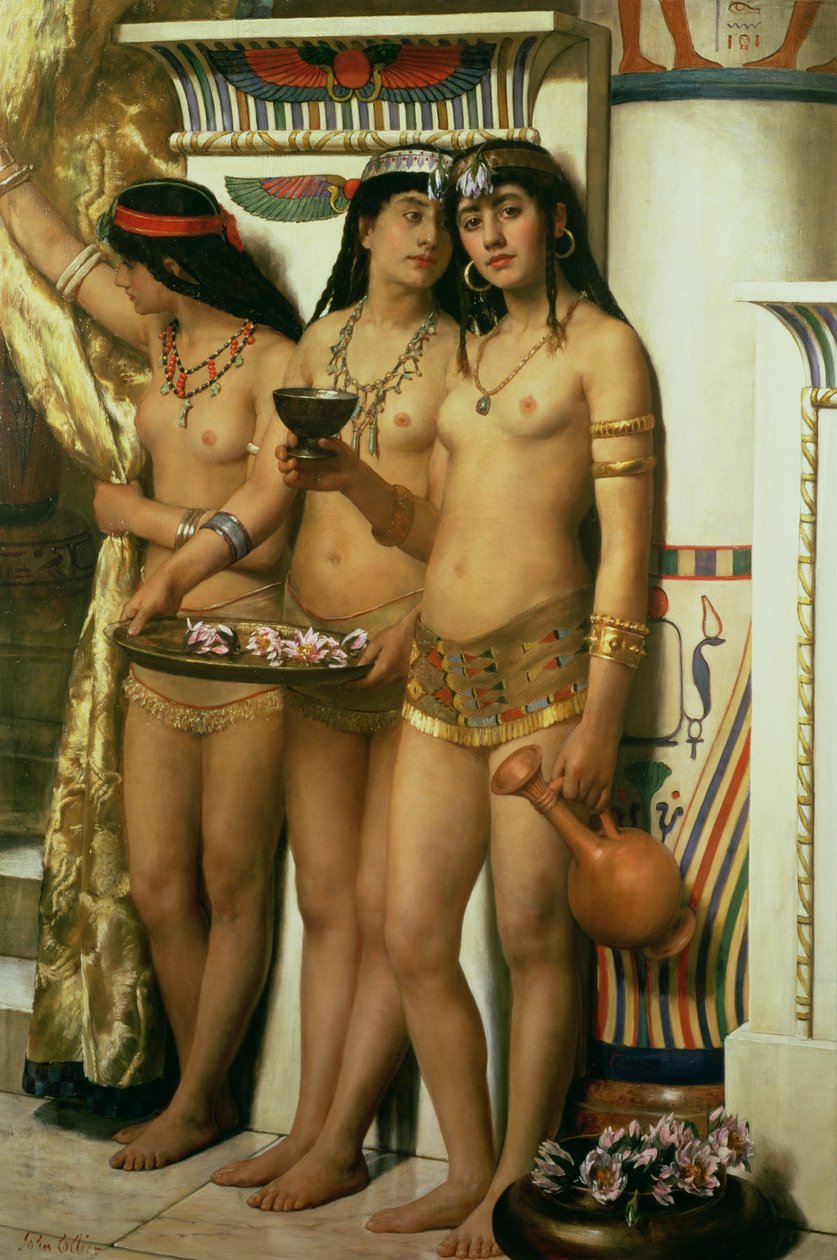 Die Dienerinnen des Pharaos von John Collier