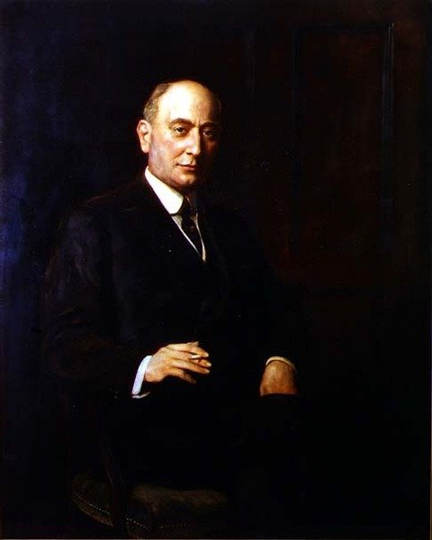 Porträt von Sir Landon Ronald von John Collier