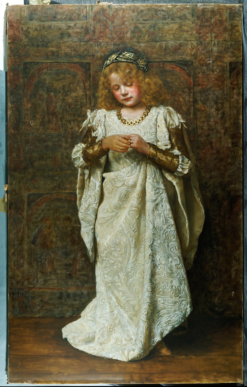 Die Kindbraut, 1883 von John Collier