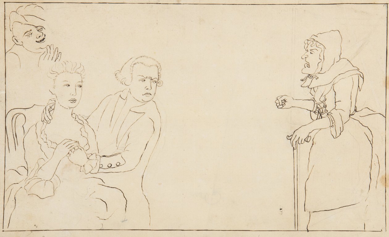 Die Enttäuschung, ca. 1773 von John Collier