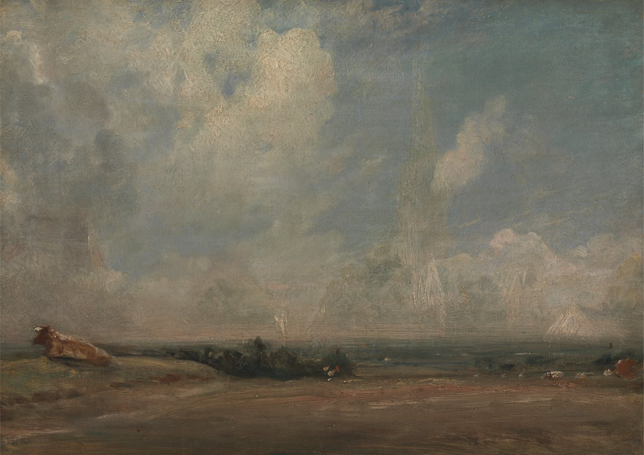 Ansicht von Hampstead Heath (?) von John Constable