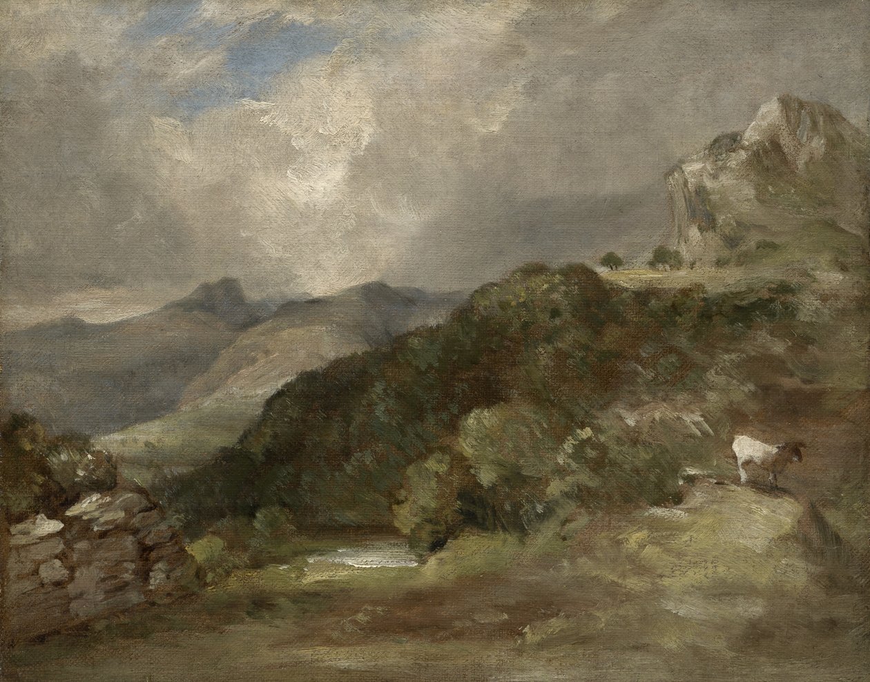 Bow Fell, Cumberland, 1807 von John Constable