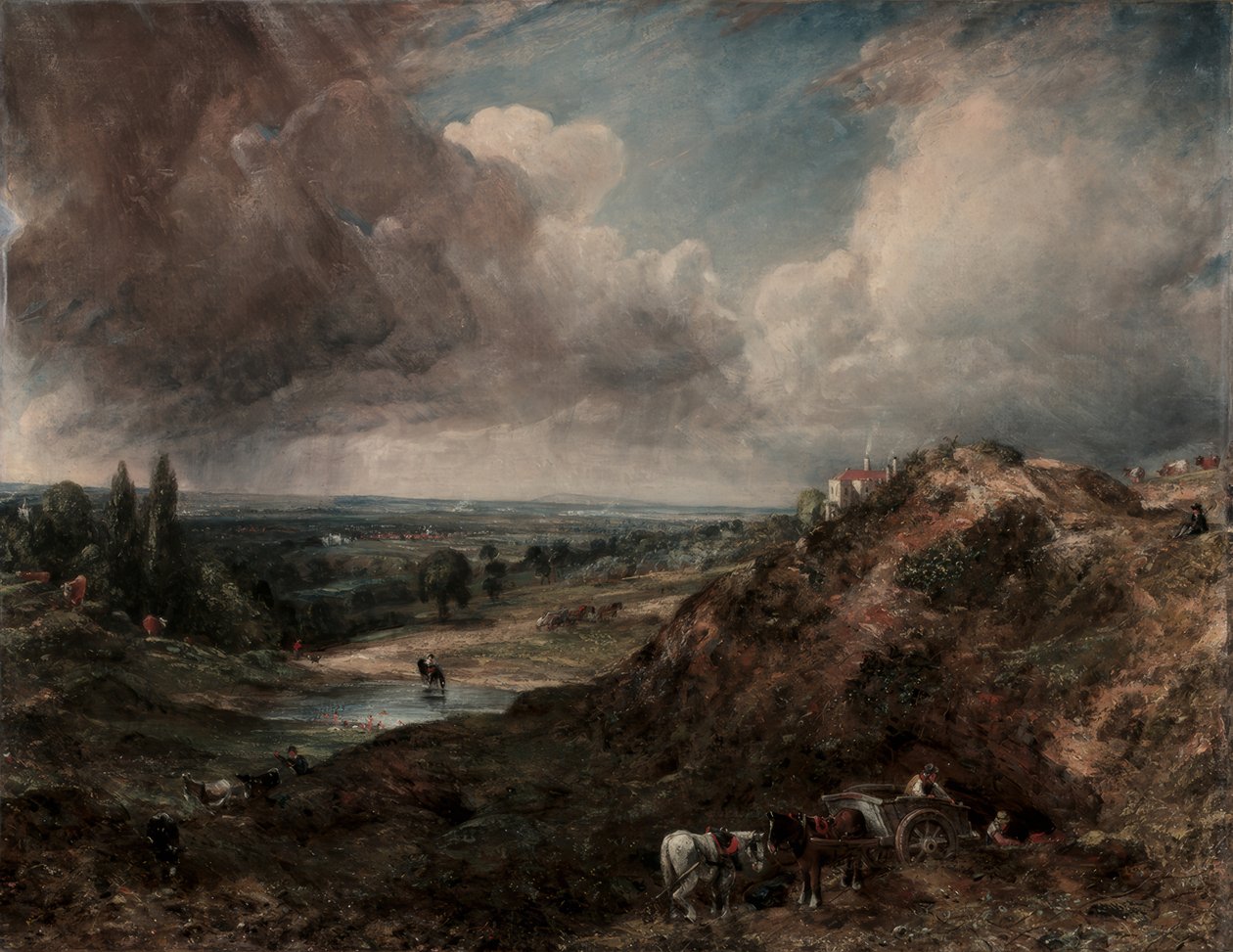 Branch Hill Pond, Hampstead von John Constable