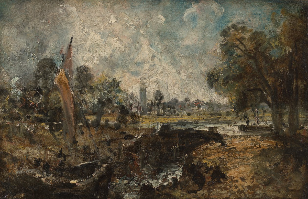 Dedham-Schleuse von John Constable