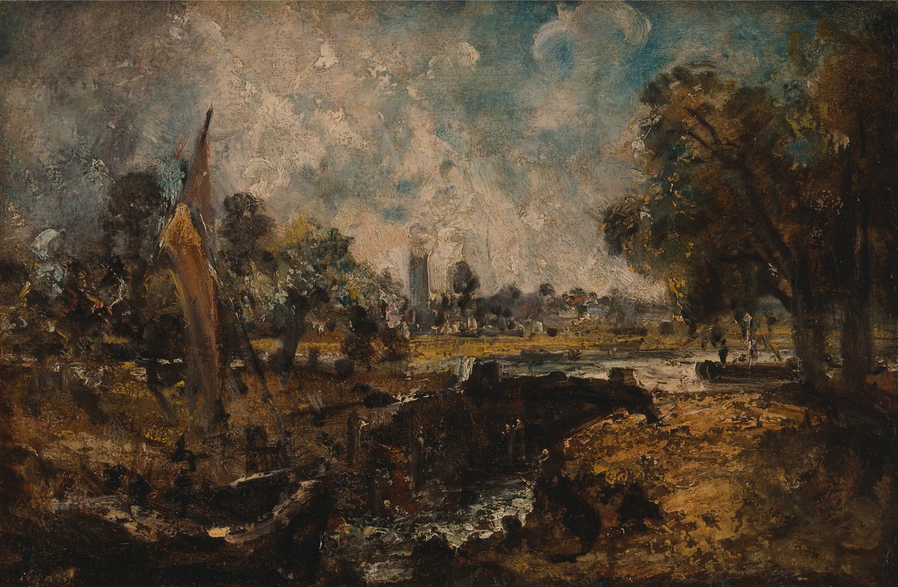 Dedham Schleuse von John Constable