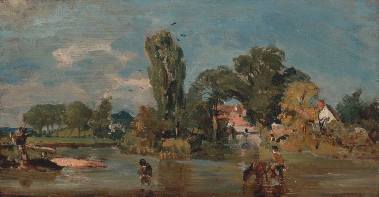 Flatford Mill, zwischen 1810 und 1811 von John Constable