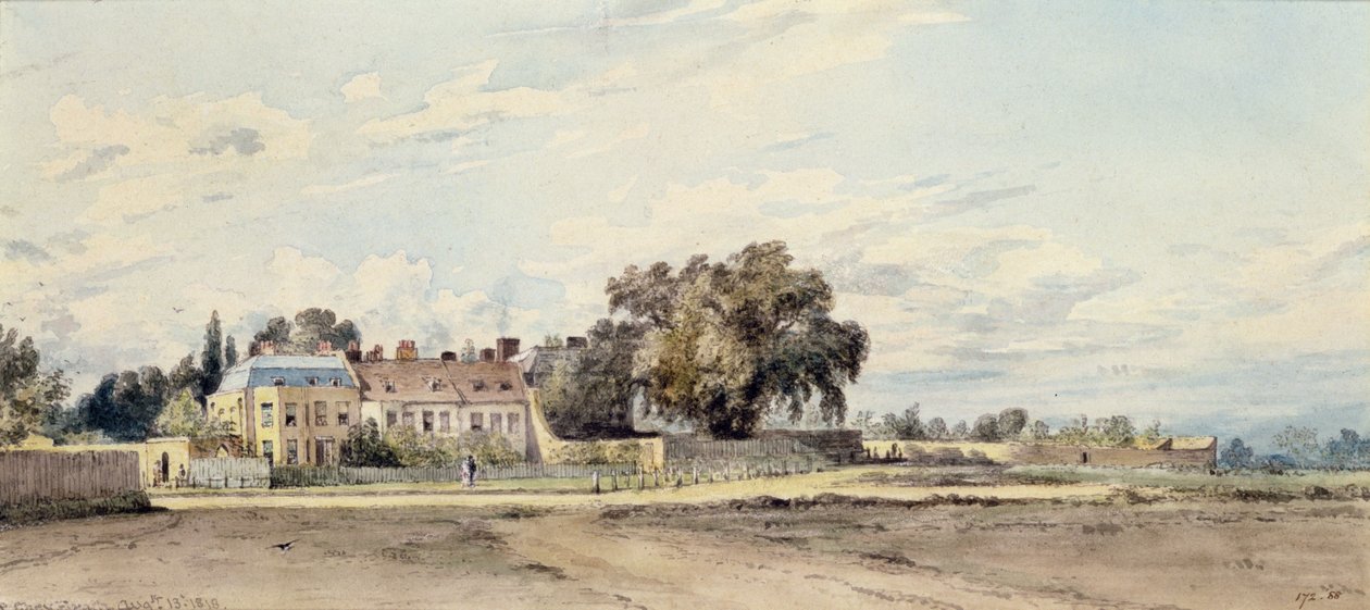 Häuser in Putney Heath von John Constable