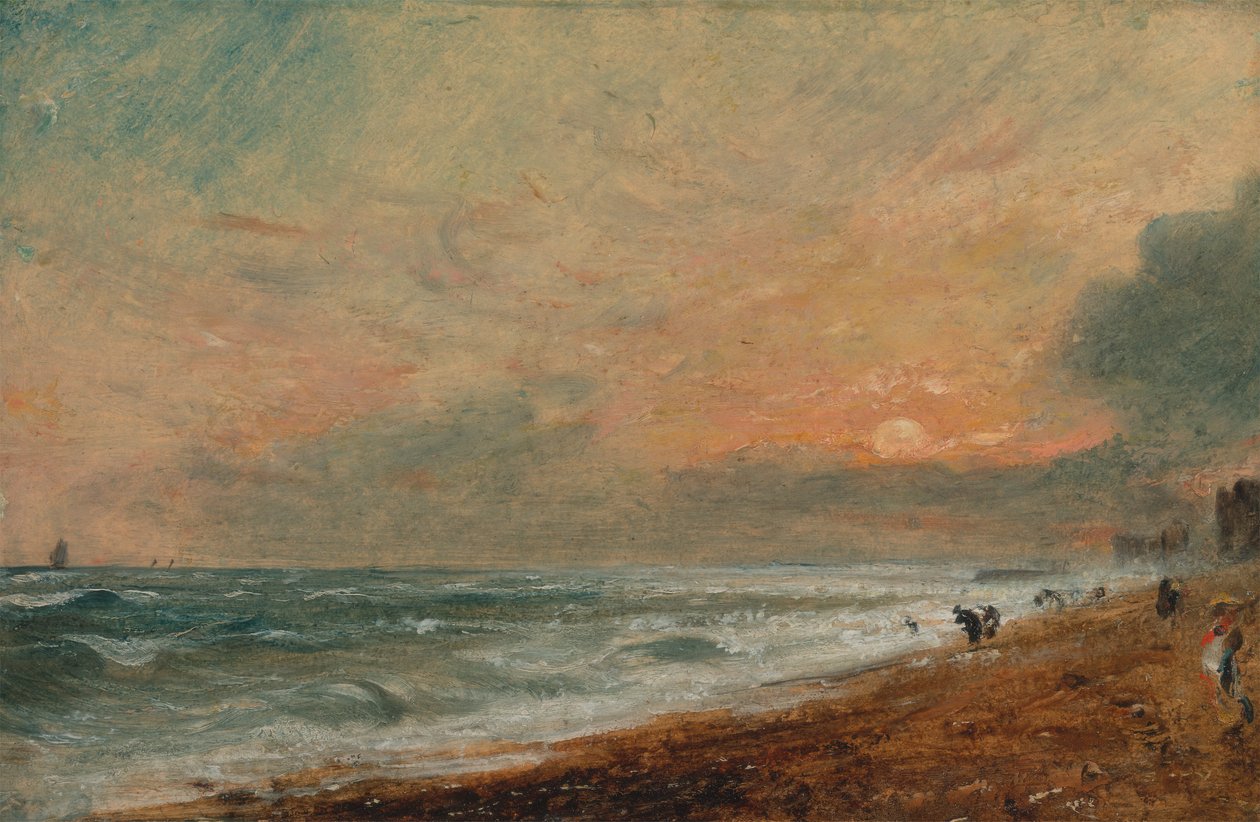 Hove Beach, 1824 bis 1828 von John Constable