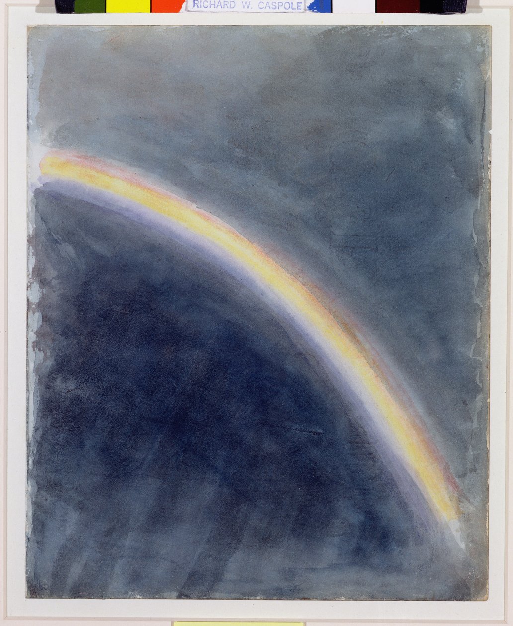 Himmelsstudie mit Regenbogen, 1827 von John Constable