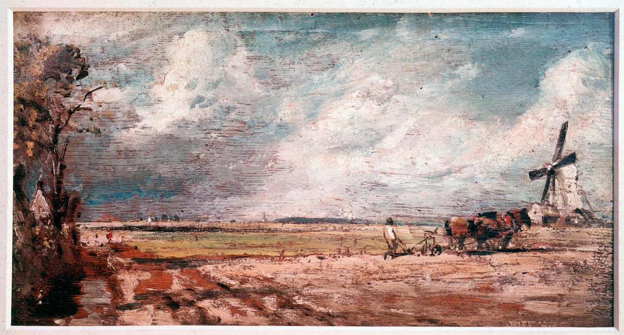 Frühling in East Bergholt, England von John Constable