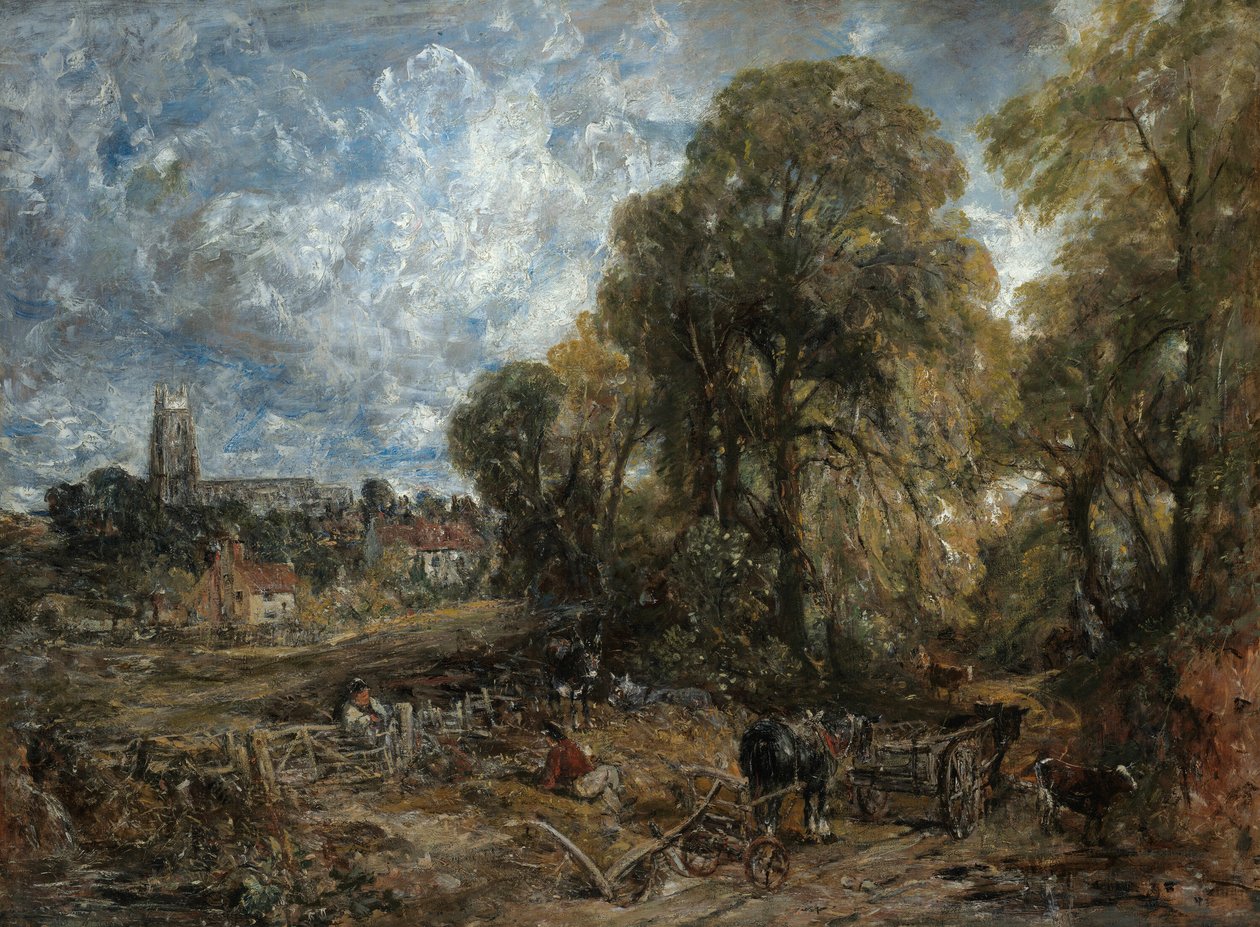 Stoke-by-Nayland, 1836 von John Constable