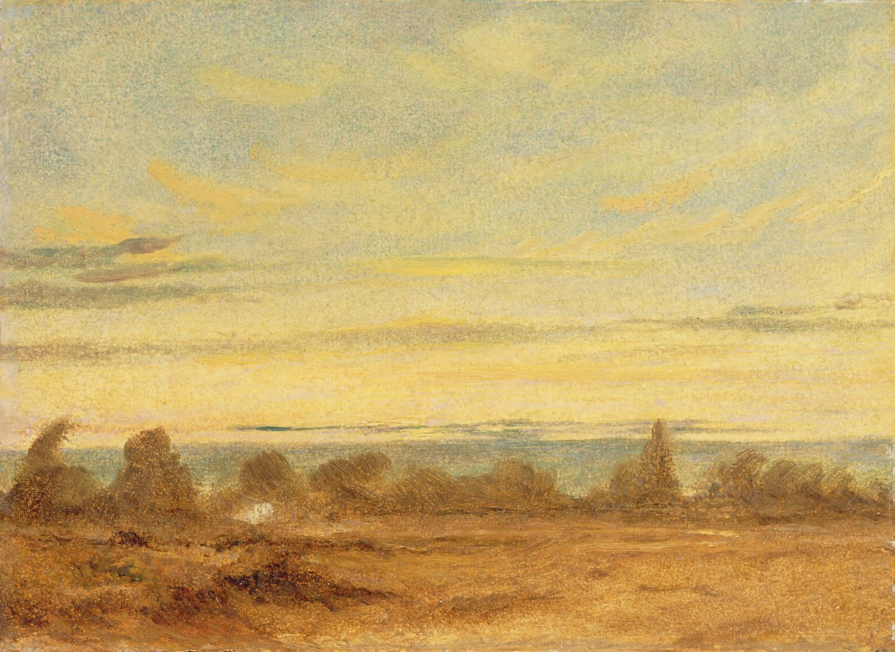 Sommer - Abendlandschaft von John Constable