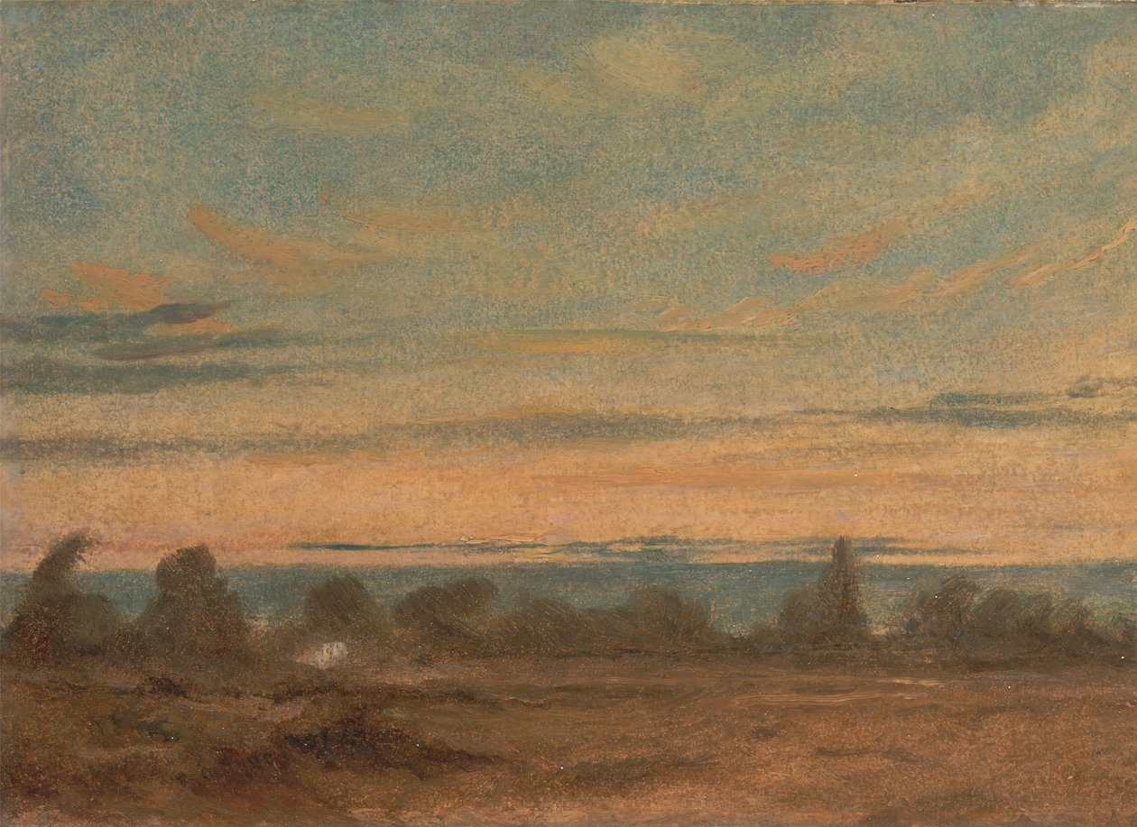 Sommer - Abendlandschaft von John Constable