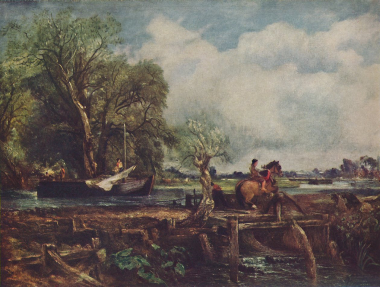 Das springende Pferd, 1825, ca. 1950 von John Constable