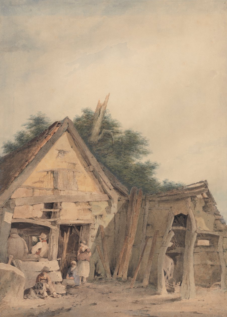 Die Schmiede von Hingham von John Crome
