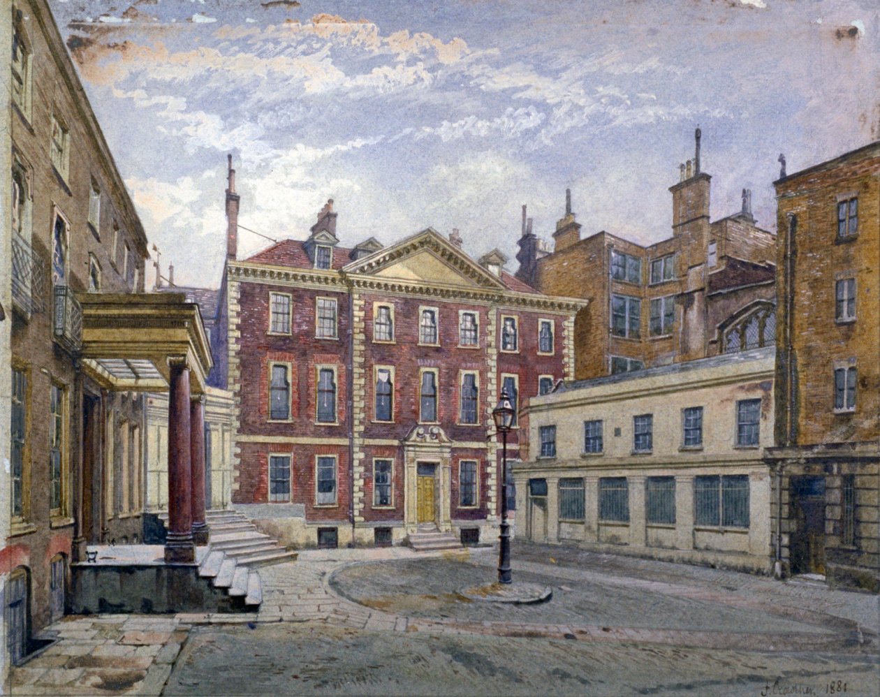 Austin Friars Street, City of London, 1881 von John Crowther