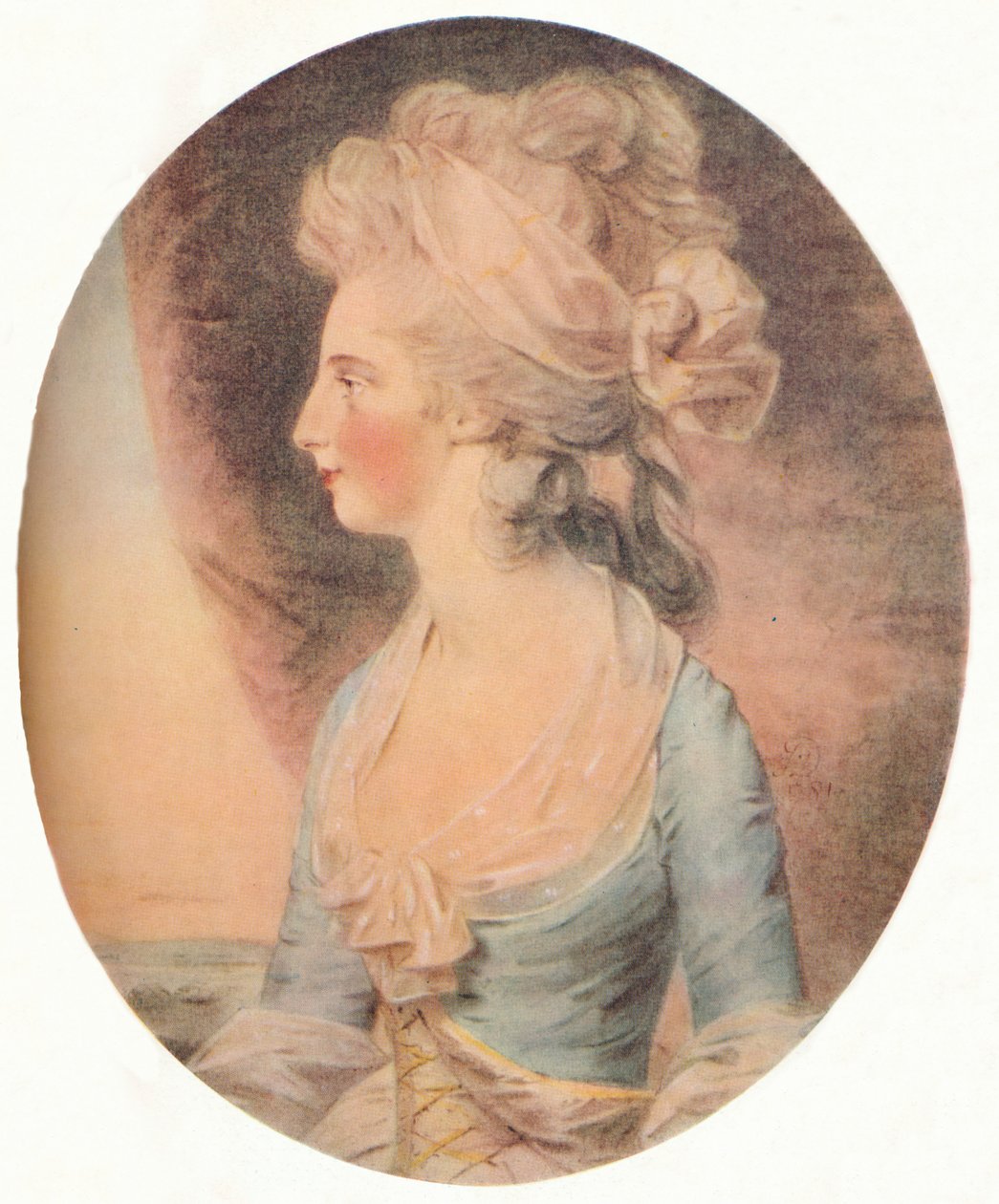 Mary Isabella, Herzogin von Rutland, ca. 1781 von John Downman