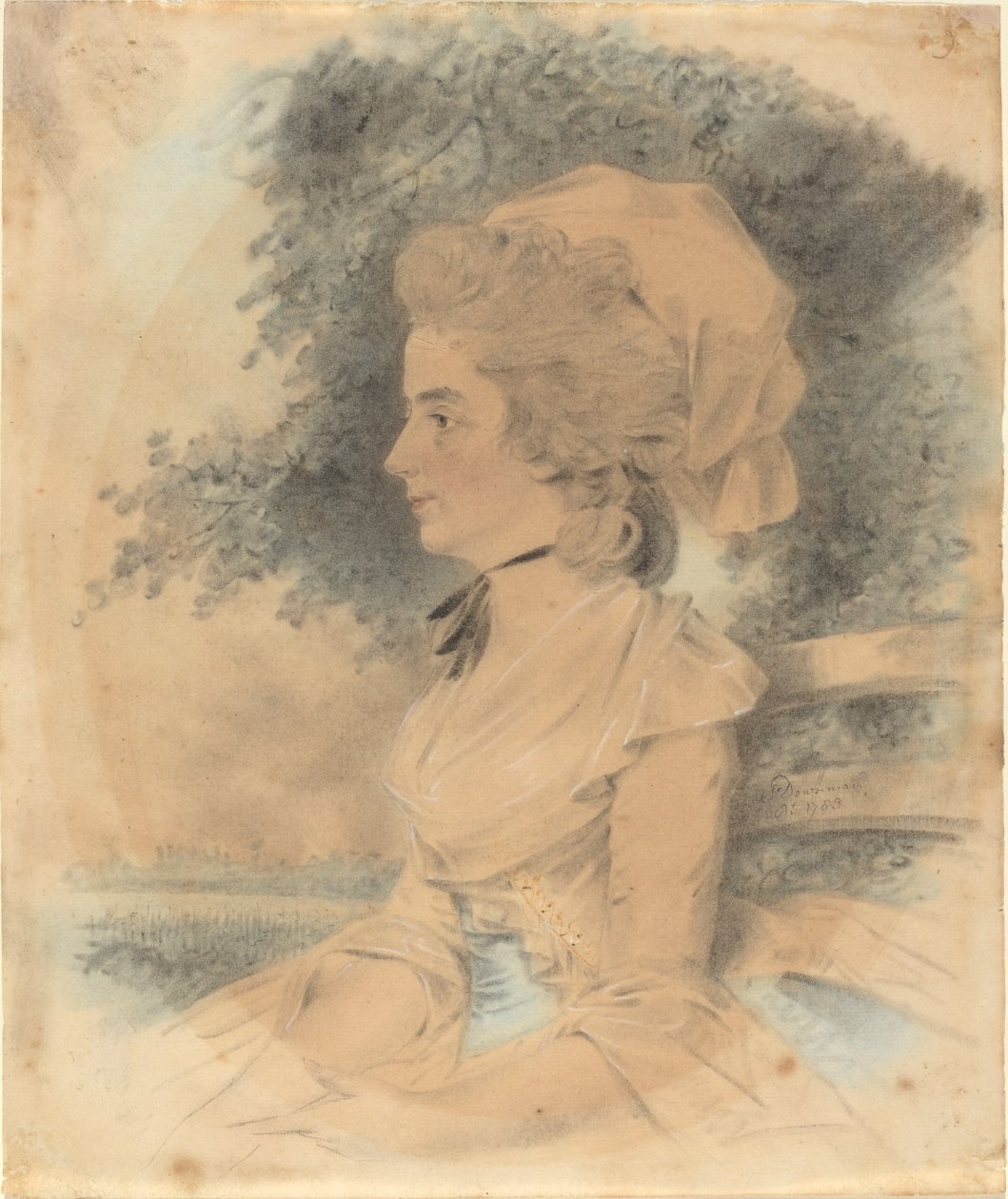 Mrs. George Mills von John Downman