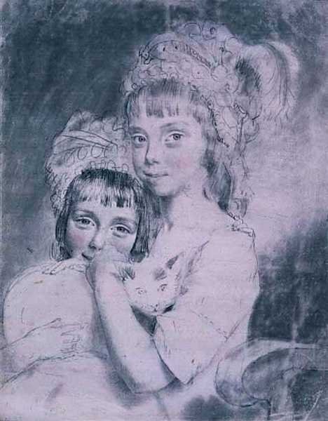 Die beiden Fräulein Comparts von John Downman