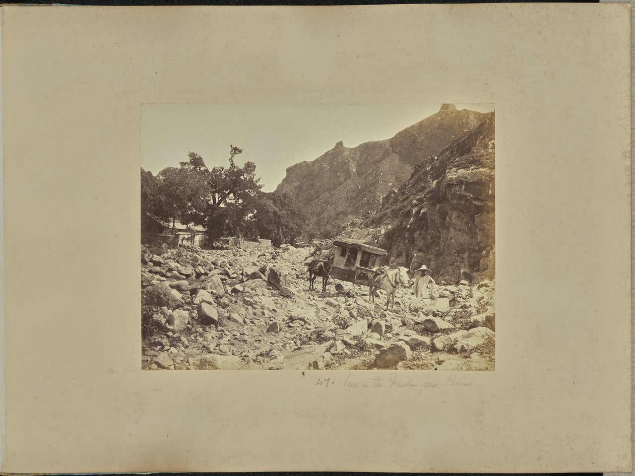Ansicht im Nankow-Pass. Peking von John Dudgeon
