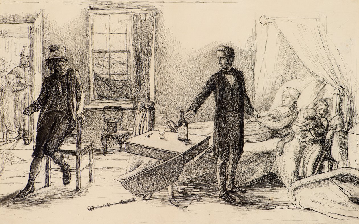 Getränk von John Everett (attr.to) Millais