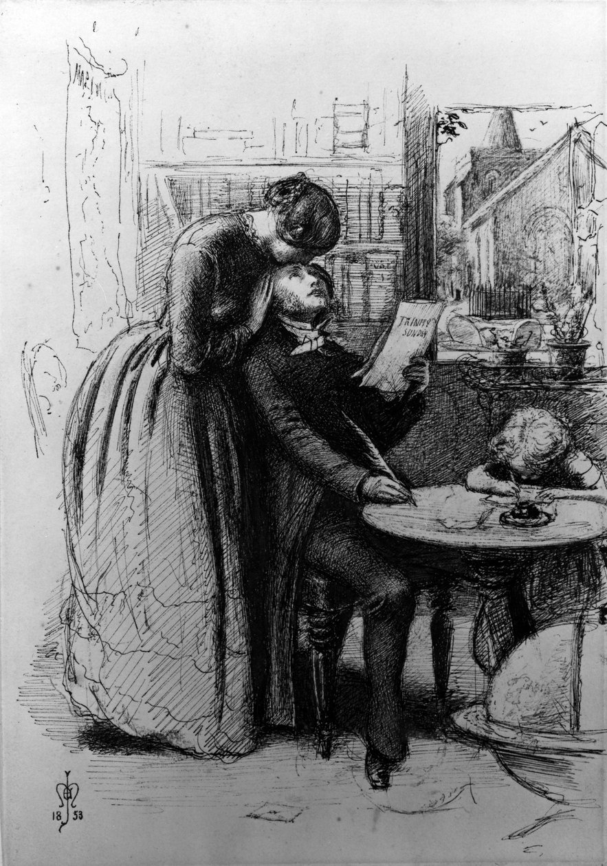 Aus Liebe geheiratet, 1853 von John Everett Millais