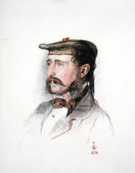 Porträt von William Monteith von John Everett Millais