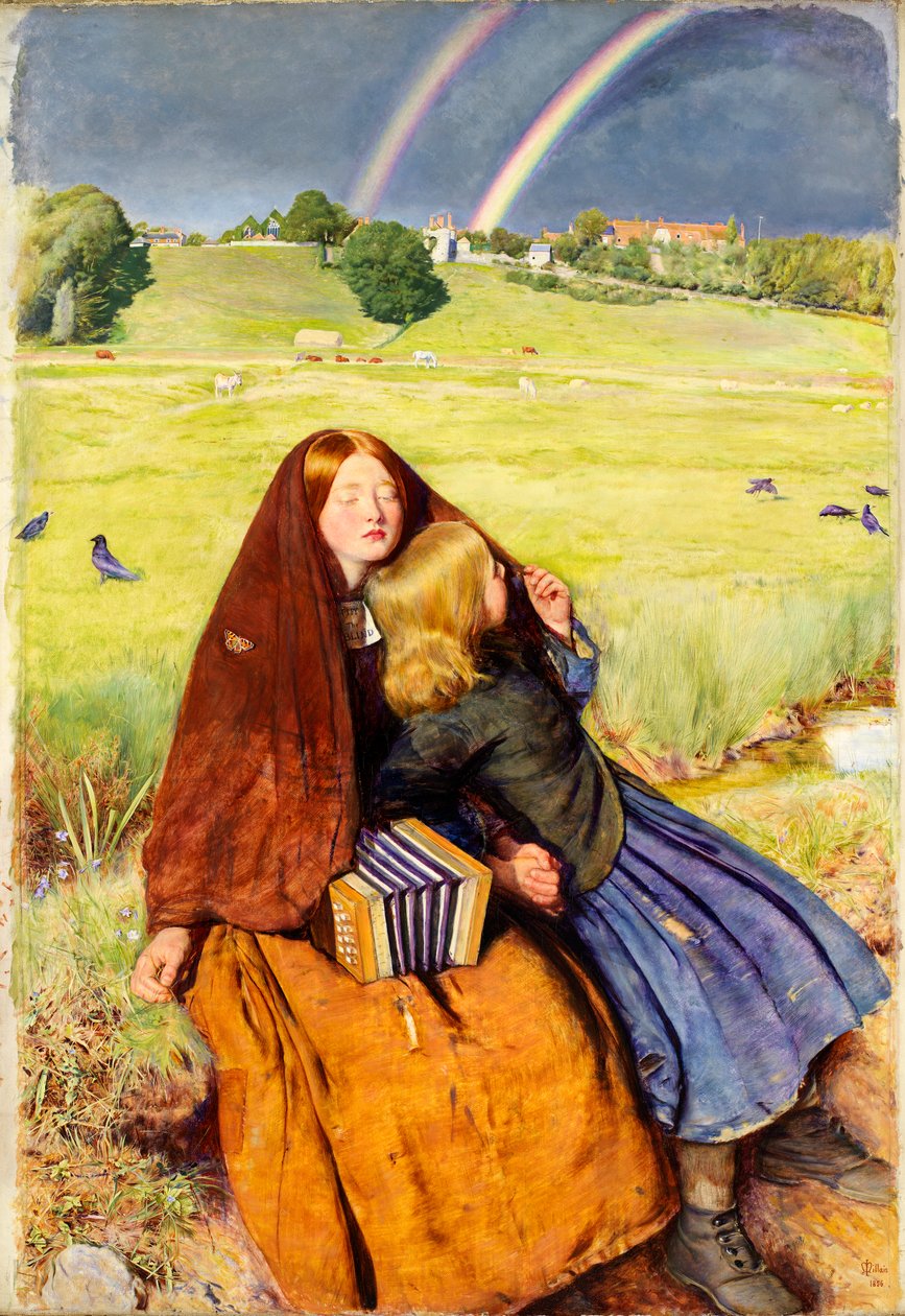 Das blinde Mädchen, 1854-56 von John Everett Millais