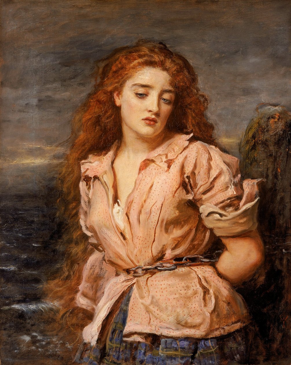 Der Märtyrer von Solway von John Everett Millais