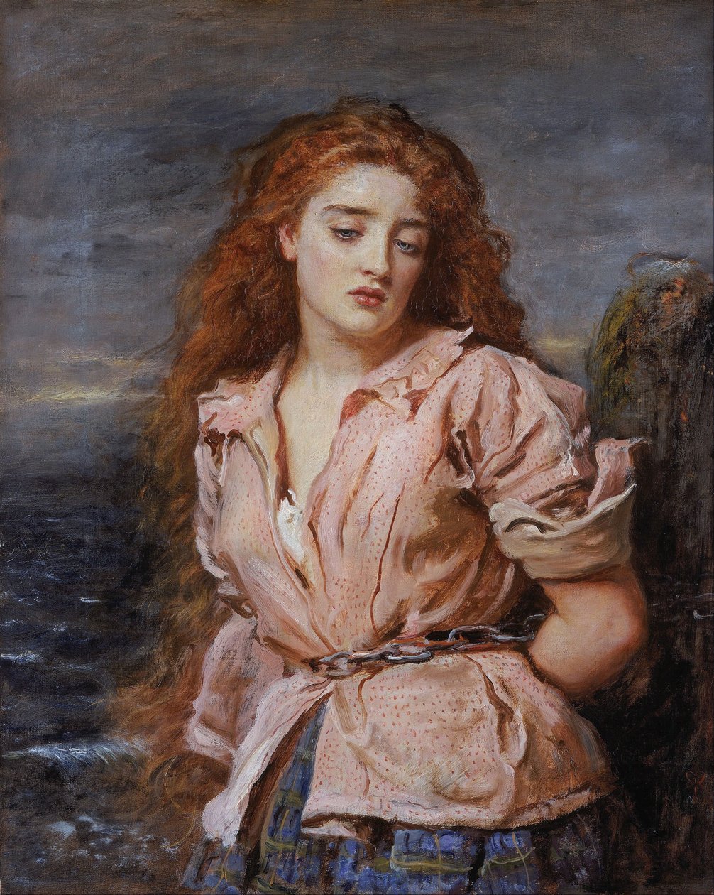 Der Märtyrer von Solway von John Everett Millais
