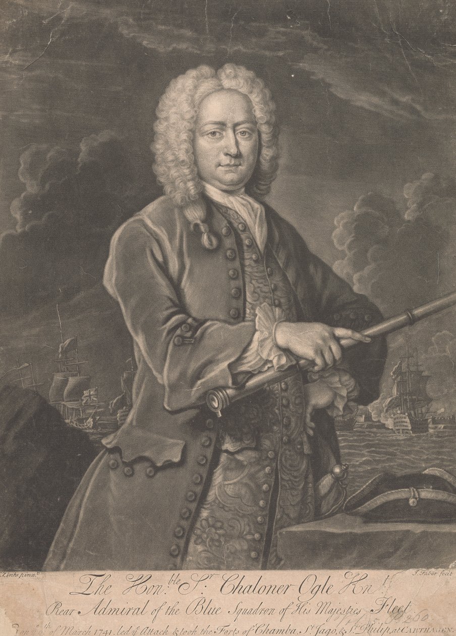 Sir Chaloner Ogle von John Faber the younger