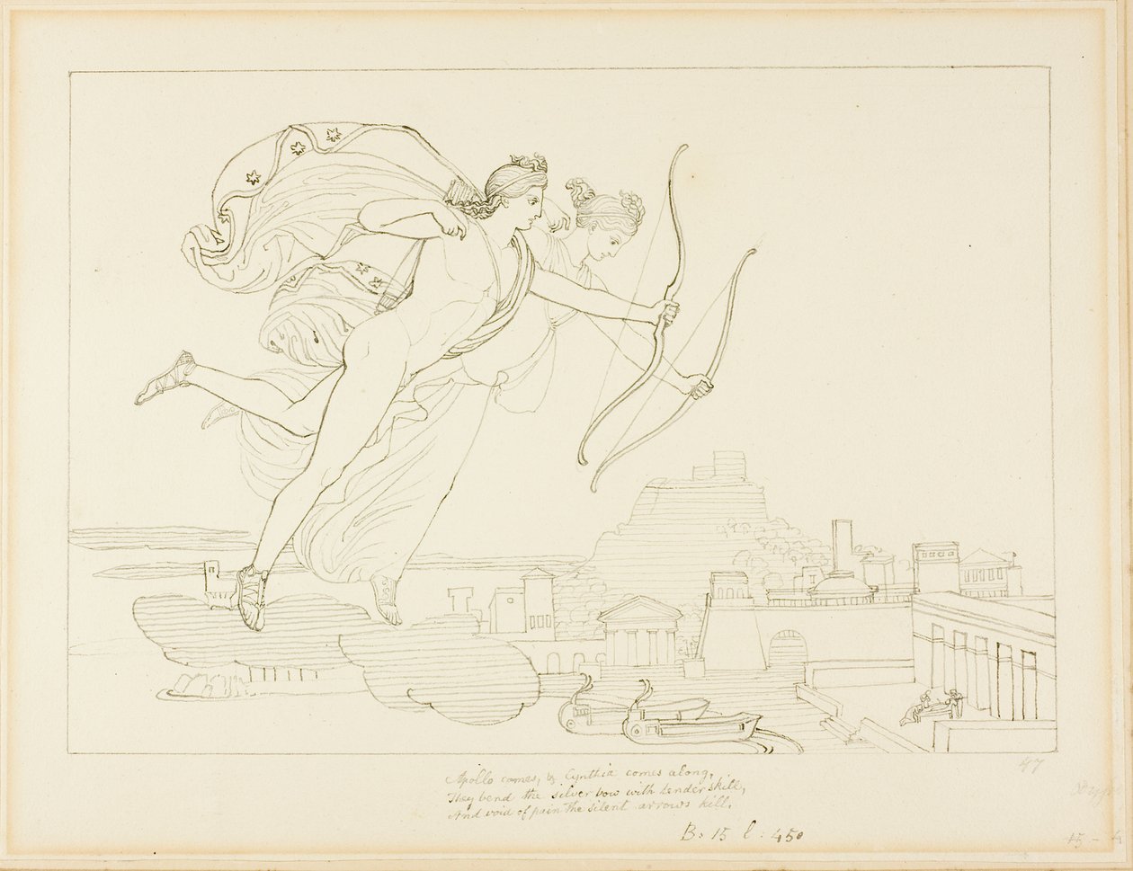 Apollo und Diana von John Flaxman