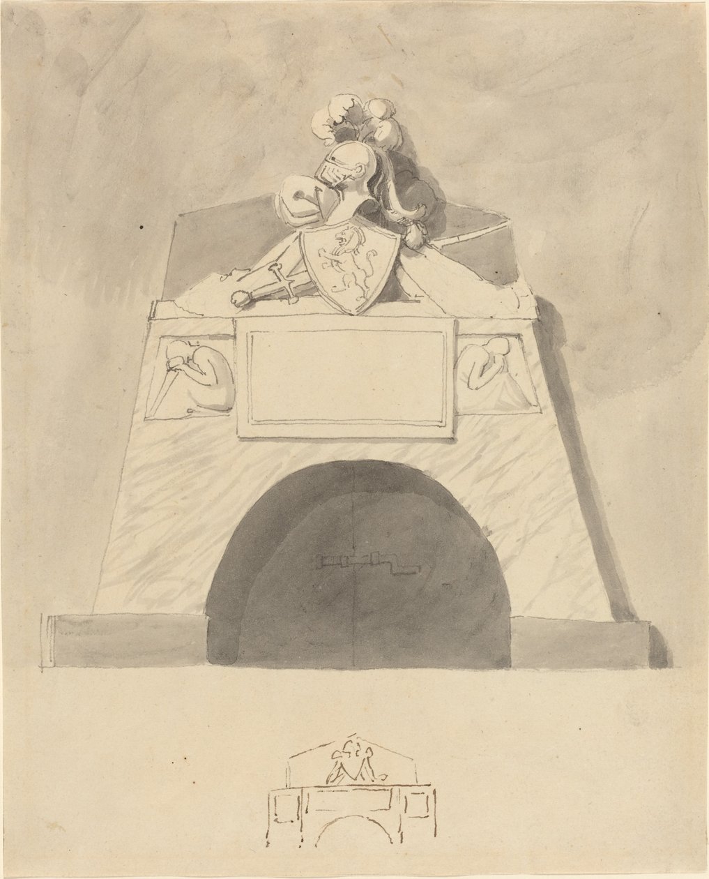 Entwurf für ein Denkmal von John Flaxman