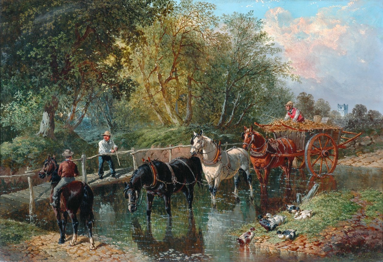 Überquerung des Baches von John Frederick Herring Junior