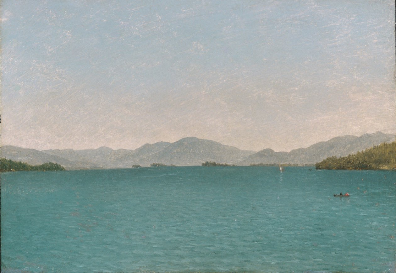 Lake George, Freie Studie, 1872 von John Frederick Kensett