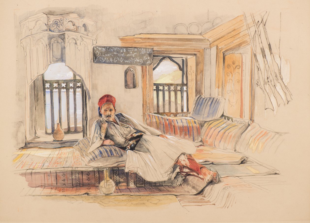 Ein östliches Interieur von John Frederick Lewis
